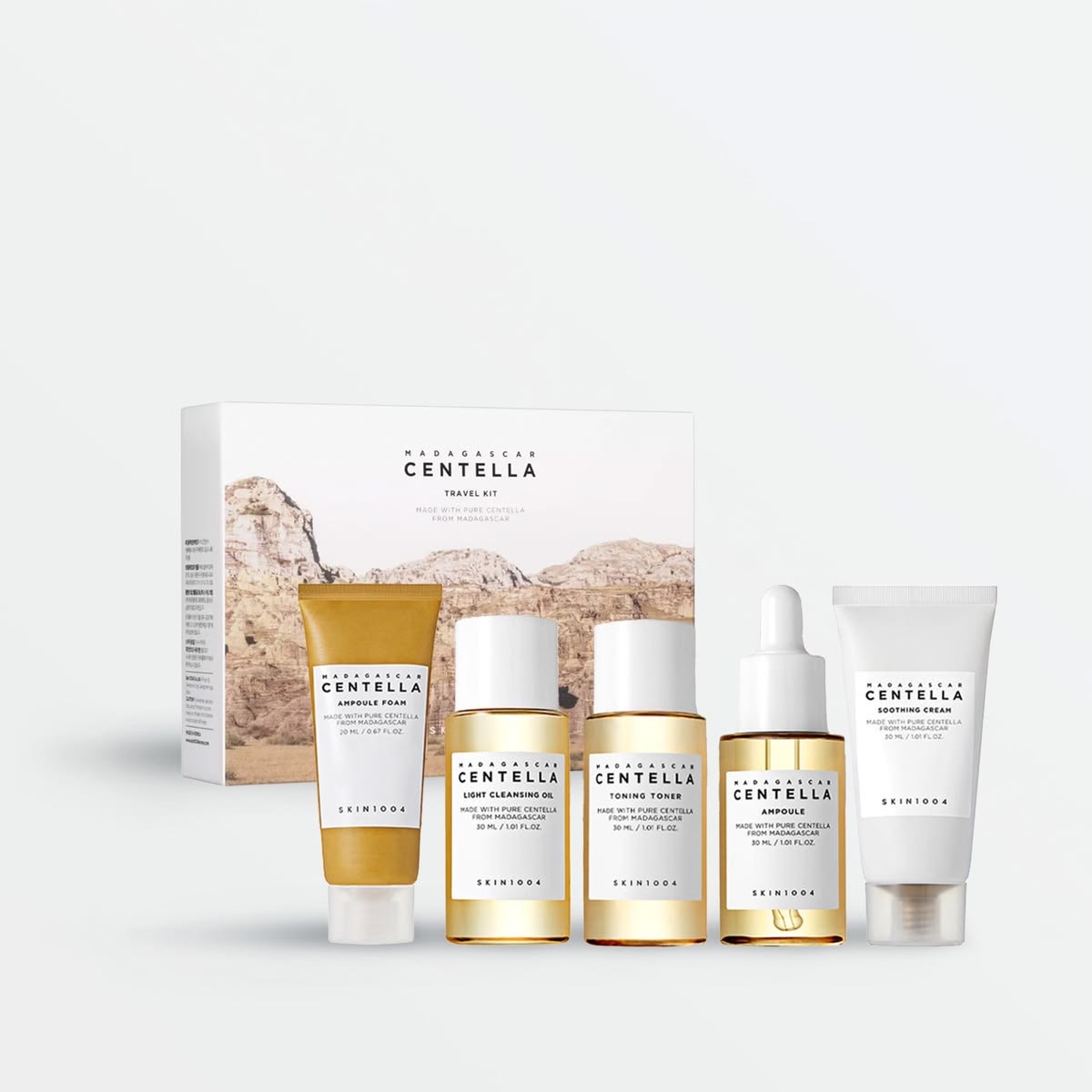 Madagascar Centella skin 1004 travel kit